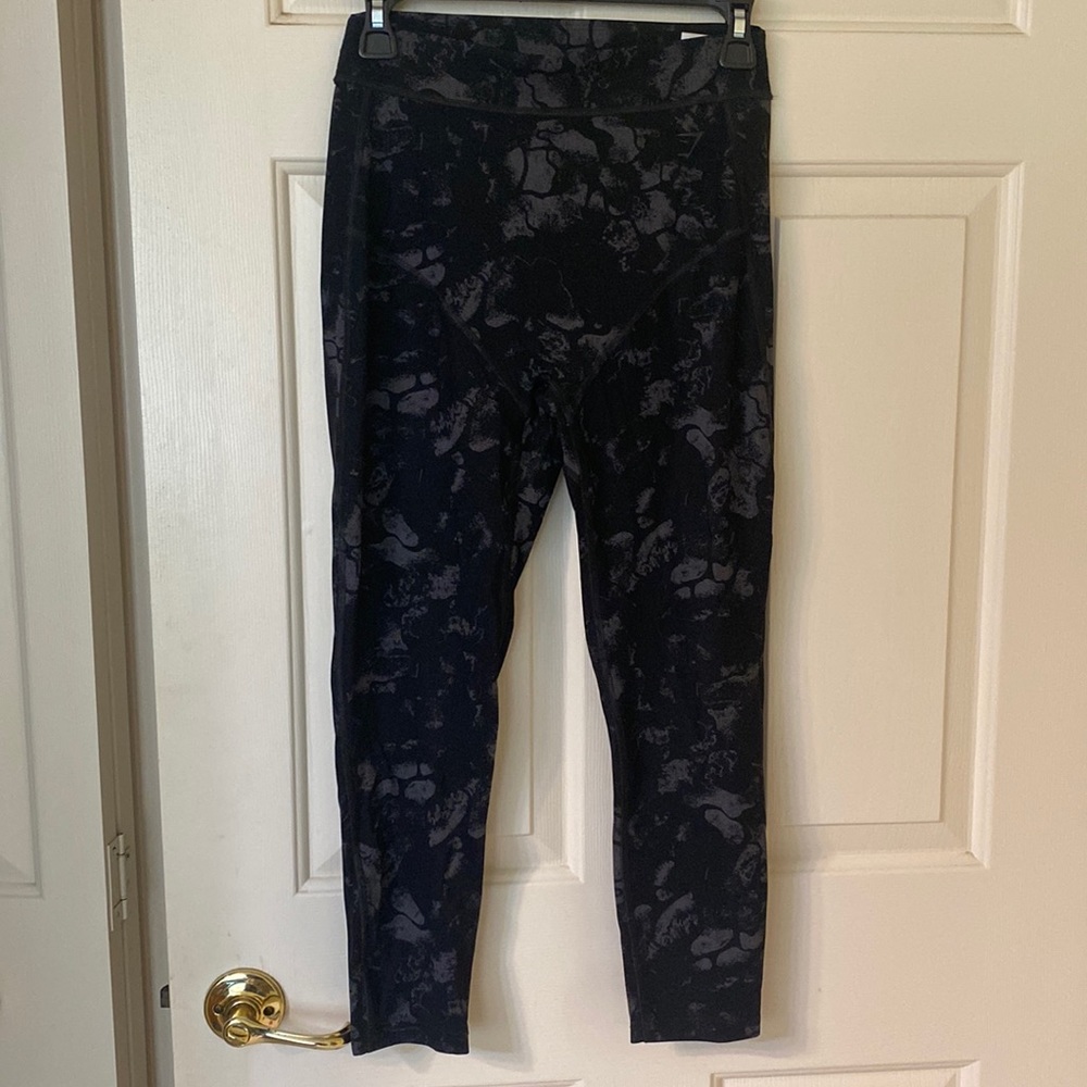 Gymshark KK Fit 7/8 Leggings Black Camo
